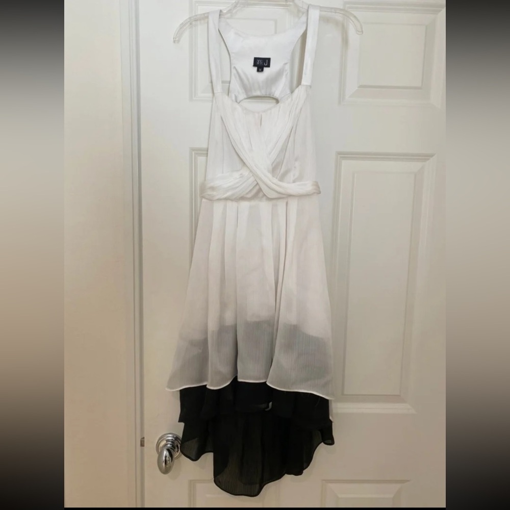Free People Black And White High Low Dress